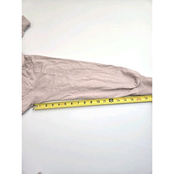 Womens Free People Hot Shot Long Sleeve V Neck Onesie Romper Rose Size Small - Picture 9 of 11